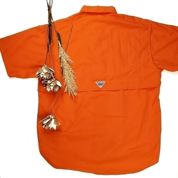 Columbia PFG Clemson Tigers Embroidered Shirt M - Picture 3 of 14
